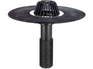 HL Renovační střešní vtok pro DN110 s asfaltovou manžetou, záchytný koš