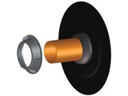 HL Těsnicí manžeta pro prostup potrubí DN160 s asfaltovou manžetou