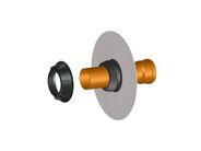 HL Těsnicí manžeta s továrně napojenou PVC fóliovou izolací, pro kruhová potrubí DN110