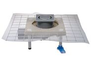 HL Balkónový a terasový vtok DN50/75 s kloubem, s límcem z polymerbetonu na stěrkové izolace