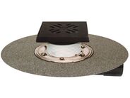 HL Balkonový a terasový vtok DN50/75 s kloubem, s asfaltovou manžetou