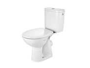 Jika Euroline-N Wc kombi 35,5x67 cm, vodorovný odpad, boční přívod vody, hluboké splachování, bílá