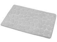 Aqualine Koupelnová předložka, 50x80 cm, 100% mikrovlákno, protiskluz, šedá