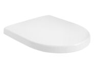 Geberit iCon WC sedátko s automatickým spuštěním, 46,8 cm, duroplast, závěsy pochromovaná mosaz, bílá