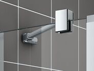 Kermi CADA XS stabilizátor boční stěna - boční stěna 50 cm, stříbrná lesk