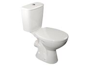 Aqualine JUAN WC kombi, dvojtlačítko 3/6l, zadní odpad, bílá