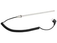 Aqualine Elektrická topná tyč bez termostatu, kroucený kabel/černá, 600 W