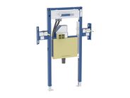 Geberit Duofix montažní prvek pro umyvadlo One 75 cm a nástěnnou armaturu, se sifonem pod omítku, s prvkem Clou, částečně vysoký