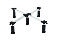 Ideal Standard Strada Nohy ke sprchové vaničce, chrom/černá