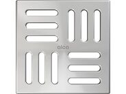 Alcadrain Designová mřížka 102x102mm, nerez