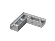 Alca Drenážní žlab rohový nastavitelný, 7,5 cm, nerez