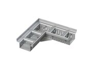 Alca Drenážní žlab rohový 10 cm nastavitelný, nerez 