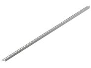 Alcadrain Nerezová lišta pro spádovanou podlahu 160 cm, lem 1,4 cm, levá