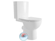 Aqualine TAVON WC kombi, Rimless, zadní odpad, bílá