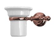 Sapho PERLA sklenka, keramika, růžové zlato