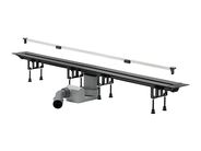 Viega Advantix Vario sprchový žlábek 30-120 cm, základní těleso, rošt, kartáčovaná ocel mat