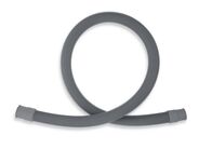 Novaservis Pračková vypouštěcí hadice rovná šedá 150cm