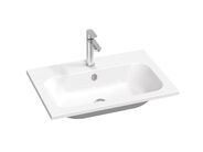 Ravak Chrome Slim umyvadlo, 70x49x15,5 cm, otvor pro baterii, s přepadem, bílá
