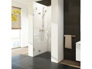 Ravak Brilliant Sprchové dveře BSD2, 79-80,5x195 cm, A, levé, chrom, dekor transparent