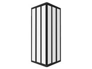 Ravak Supernova Čtyřúhelníkový sprchový kout ASRV3, 72-74x198 cm, černá, dekor transparent