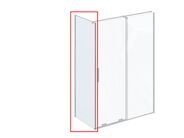 Ravak Roll Pevná stěna ROPS 100x195 cm, chrom lesk, transparent