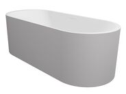 Riho Essence Volně stojící vana 170x72 cm, Solid Surface, bílá matná