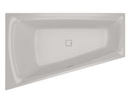 Riho Still Smart Plug & Play asymetrická vana 170x110 cm, Riho Fall, pravá, bílá