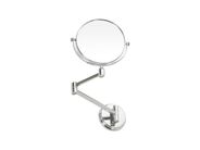 Bemeta Omega závěsné kosmetické zrcátko průměr 140 mm, chrom