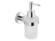 Aqualine SAMBA dávkovač mýdla 150ml, mléčné sklo, chrom