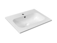 Sapho SIDRA umyvadlo, litý mramor, 61x46cm, bílá