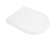 Villeroy & Boch Subway WC sedátko s poklopem, závesy QuickRelease z ušlechtilé oceli, bílá Alpin