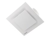 Sapho TECTO stropní ventilátor axiální s časovačem, 20W, potrubí 100mm, bílá
