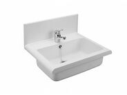 Sanit Compact nástěnné umyvadlo s přepadem 55x45 cm, bílá