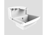 Sanit Multiset nástěnné umyvadlo s přepadem 43x27 cm, bílá