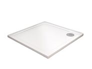 Olsen Spa Venets Sprchová vanička z litého mramoru, čtverec, 100x100 cm, bílá