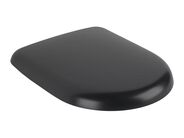 Villeroy & Boch Antao WC sedátko, Quick-Release, SoftClosing, závěsy ocel, Pure Black
