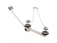 Villeroy & Boch O.novo přepadová sada z plastu, pro mycí káď 6922 10 XX, Chrome