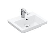 Villeroy & Boch Subway 3.0 umývátko 45x37 cm, otvor pro baterii, s přepadem, bílá Alpin