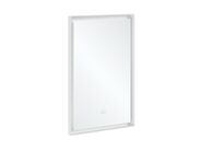 Villeroy & Boch Subway 3.0 zrcadlo s LED osvětlením 50x75x4,75 cm, hliníkový rám