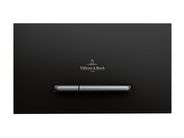 Villeroy & Boch ViConnect ovládací tlačítko 25,3x14,5 cm, černá mat/chrom mat