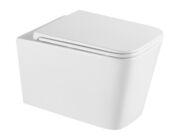 Olsen Spa Orlo Tornado Závěsné WC s flat sedátkem soft-close 53x36x34 cm, hranatý, bílá