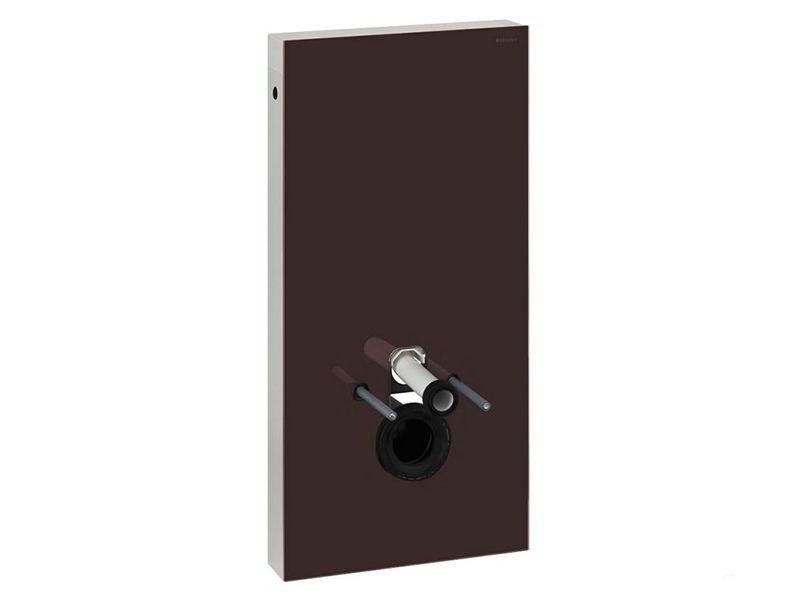Geberit Monolith sanitární modul pro AquaClean 8000/8000plus s přímým hrdlem, spodní přívod, H114, hnědé sklo