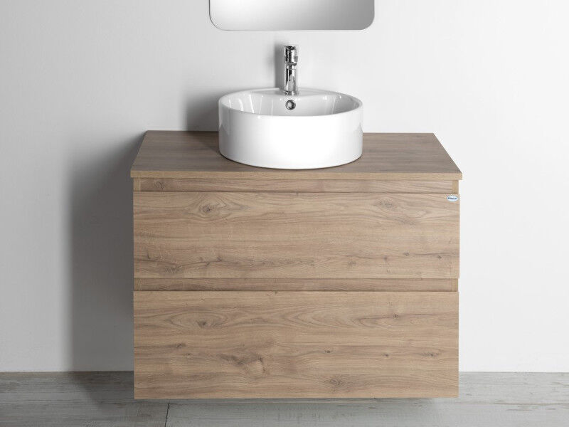 Aqualine ALTAIR sestava koupelnového nábytku, š. 67,6 cm, dub emporio