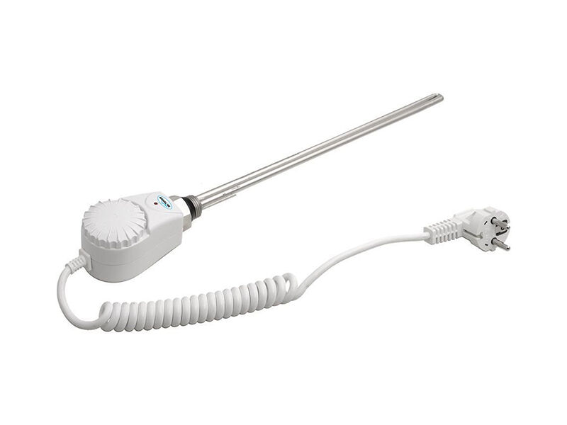 Aqualine Elektrická topná tyč s integrovaným termostatem 300W, bílá