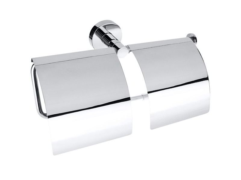 Bemeta Omega držák toaletního papíru dvojitý s krytem, chrom
