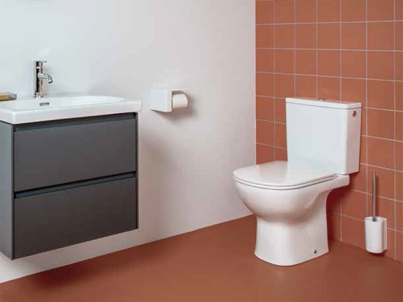 Laufen Lua Essential stojící kombinační klozet 36x65 cm, svislý odpad ...