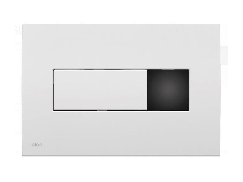Alcadrain ovládací tlačítko se senzorem M370S-SLIM, pro předstěnové instalační systémy, napájení ze sítě, bílá