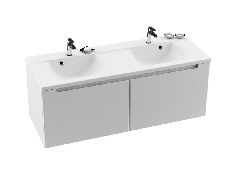 Ravak classic sk ka pod dvojumyvadlo sd 130x49x47 cm korpus b l 