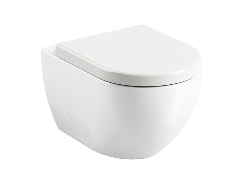 Ravak Chrome závěsné WC Uni Rim, 36x51x35 cm, bílá