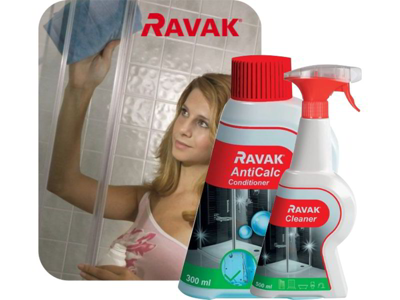 Ravak SET - Cleaner, 500 ml + Anticalc condiotioner, 300 ml